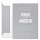 Modern Couple Shimmer Save the Date Cards Image 6 of 13